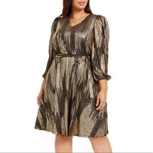 Calvin Klein Plus Size Metallic Dress 20W NWT